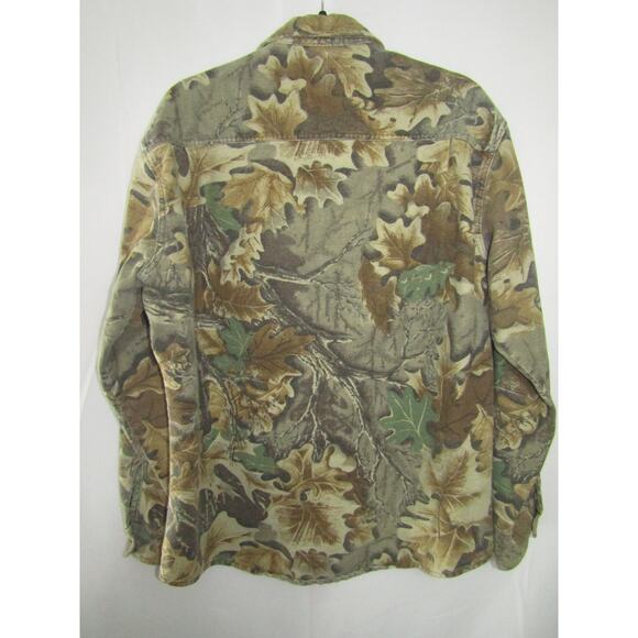 Rattlers Brand Men’s Large Camo Button-Down Shirt Hunting USA Cotton - Picture 3 of 7